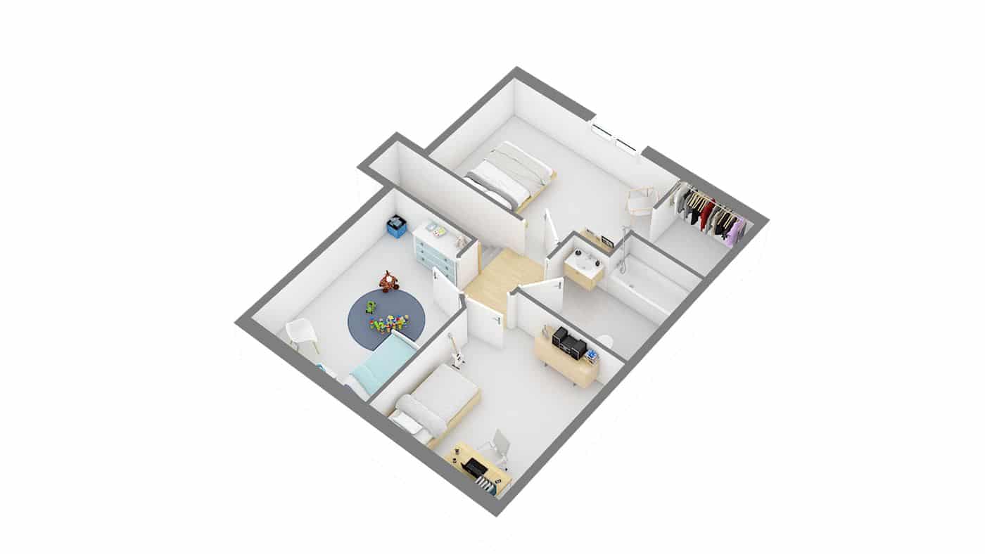 Pavillons Parot_Primae_85-g1-axo_etage